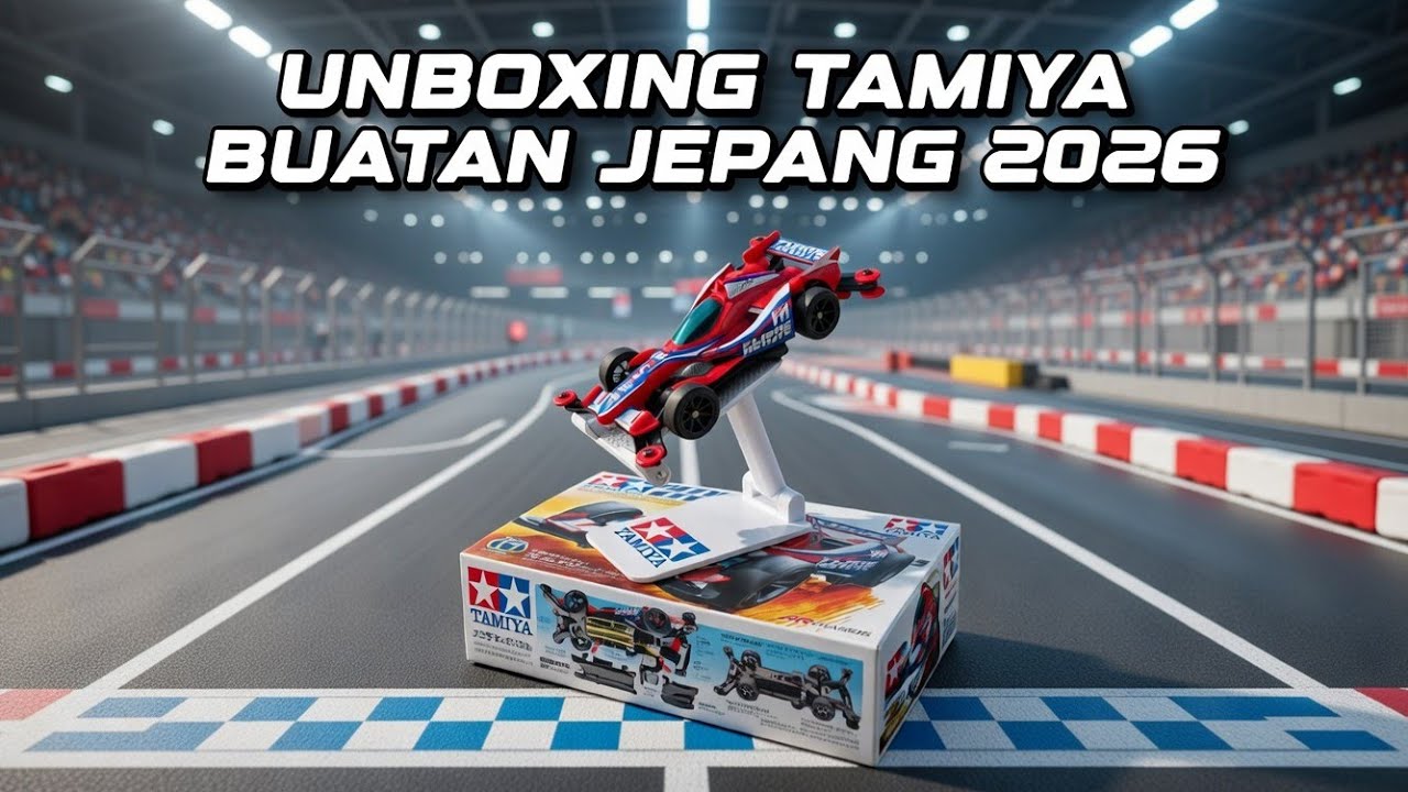 Unboxing & Rakit Mini 4WD Original Tamiya 2026 Flame Astute