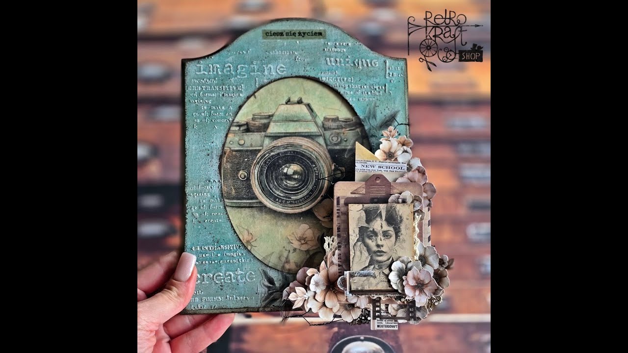 Ciesz się życiem- mixed media project