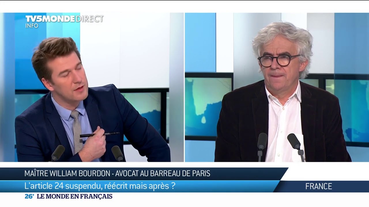 Violences polici&egrave;res - Article 24 : William Bourdon