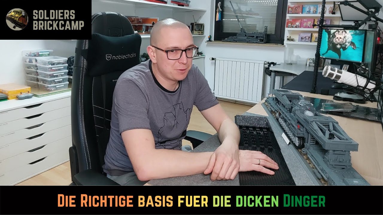 Brickcamp Update #1 | Displaystand für Eisenbahngeschütze und andere großen Modelle 