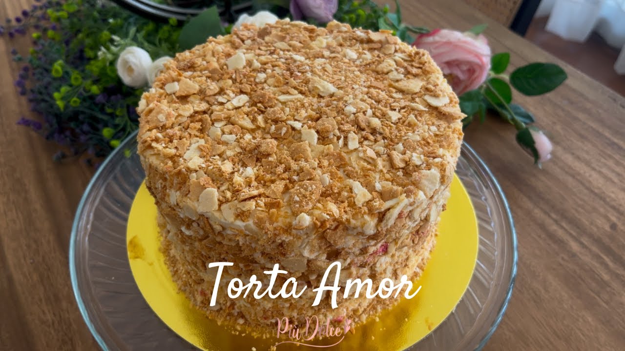 Torta Amor l Tarta Manjar, frambuesa y crema  l Più Dolce