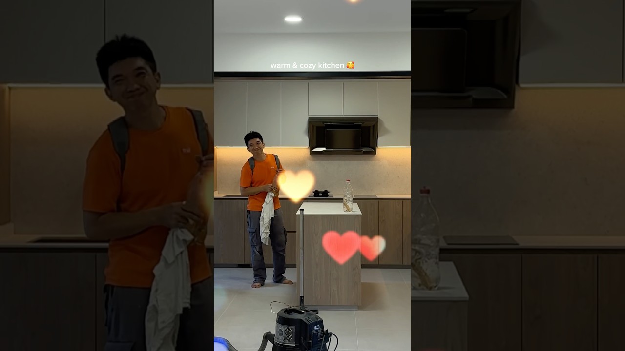 Building a simple, warm and cozy kitchen 🥰 #sghome #interiordesign #renosg