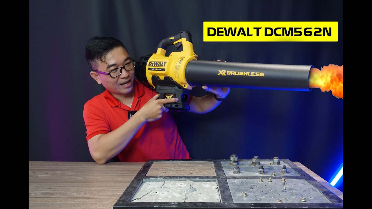 Máy thổi bụi lá dùng pin 18V DeWALT DCM562N gọn nhẹ - công suất mạnh mẽ