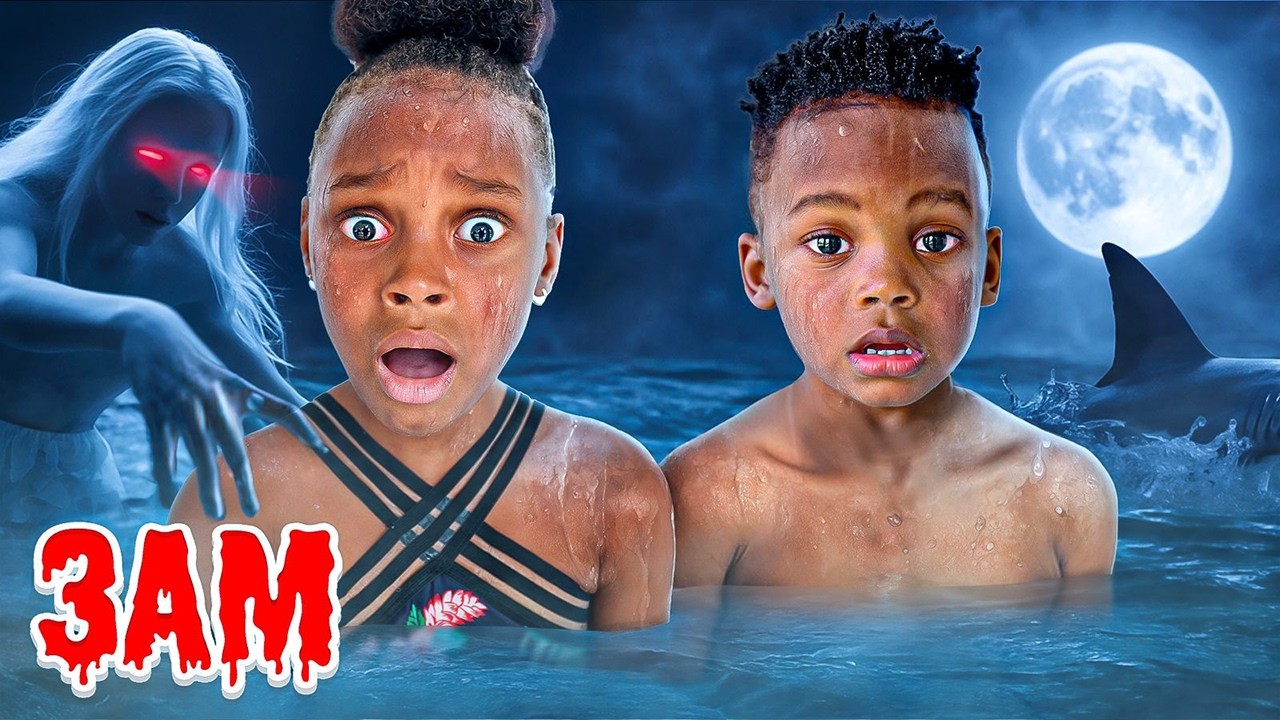 Kids GO SWIMMING at 3AM, Something SCARY Happens 🫣