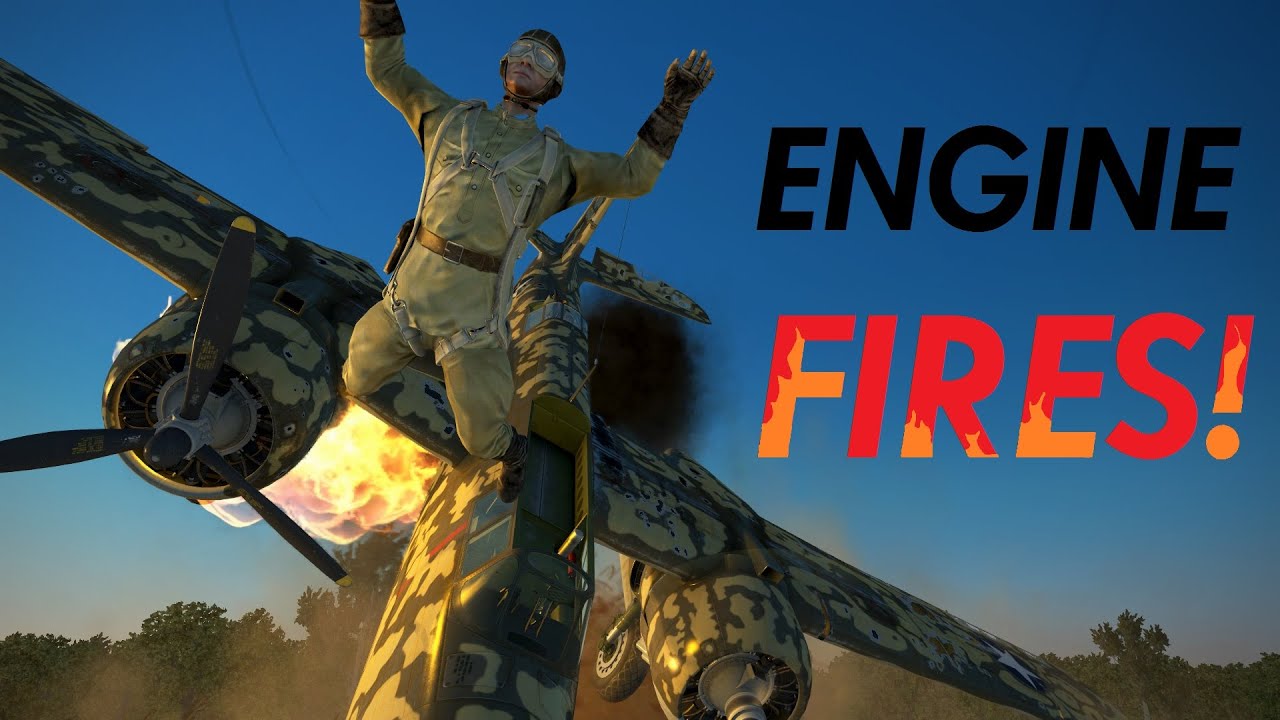 Crashes 'n' Fails 35 - IL-2 Engine fires and Explosions #4