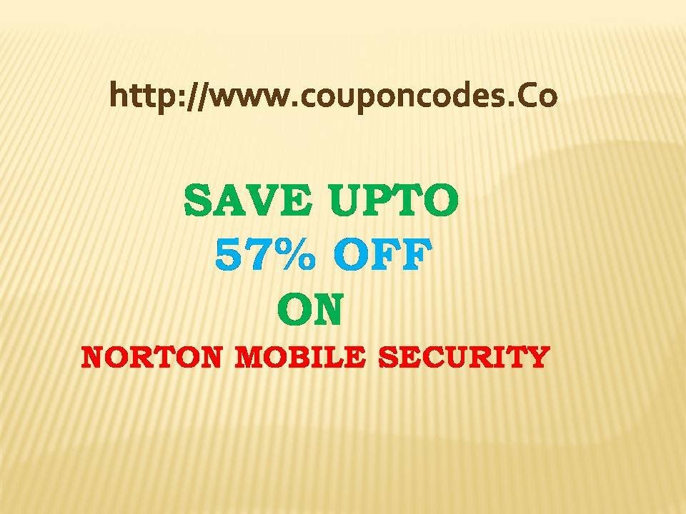 Norton Mobile Security Coupon Code Get Upto 57% OFF