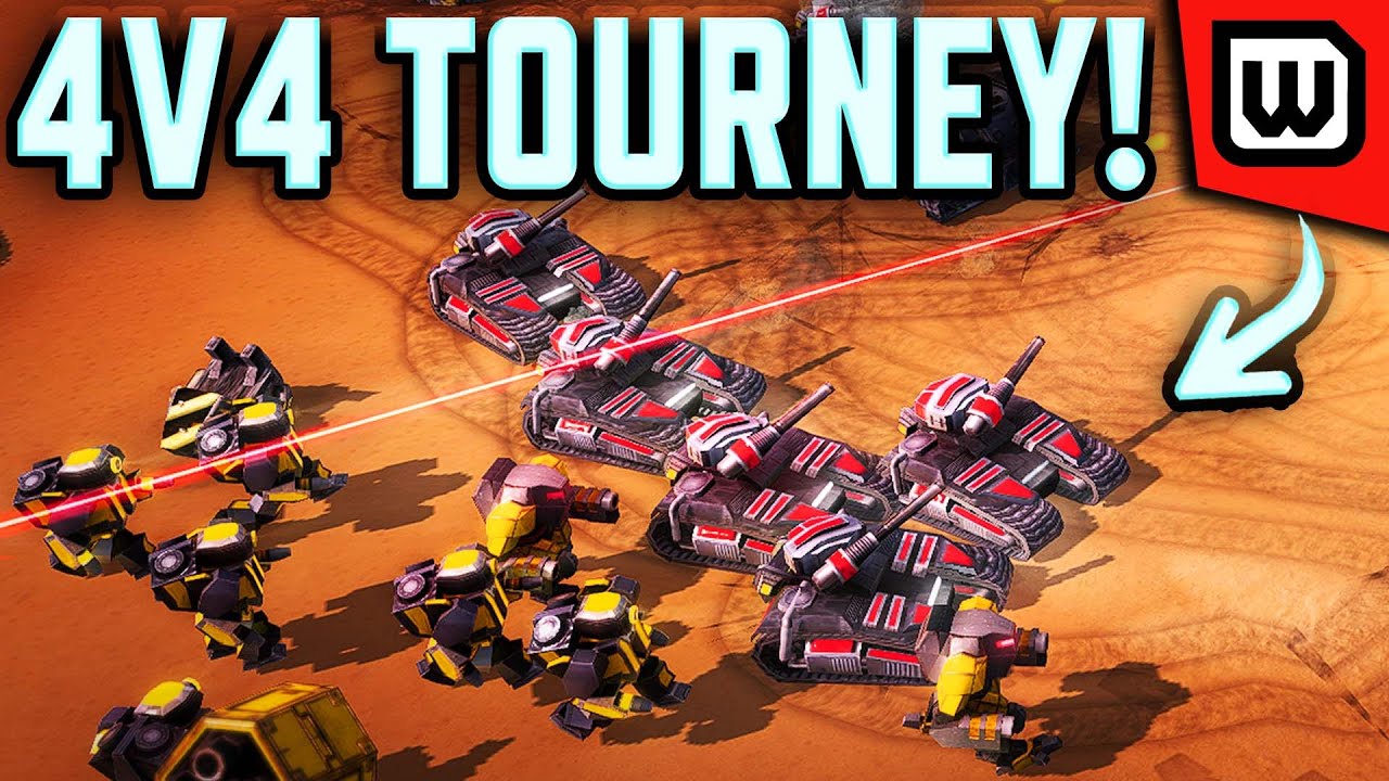 Action Packed 4v4 Tournament! Beyond All Reason (Epic RTS)