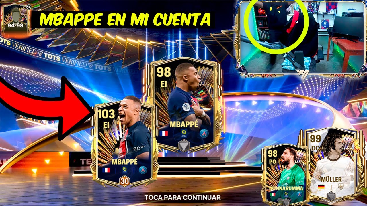 😍 ME SALE MBAPPE TOTS en ESTE PACK OPENING del TEAM OF THE SEASON 2024 del FC Mobile