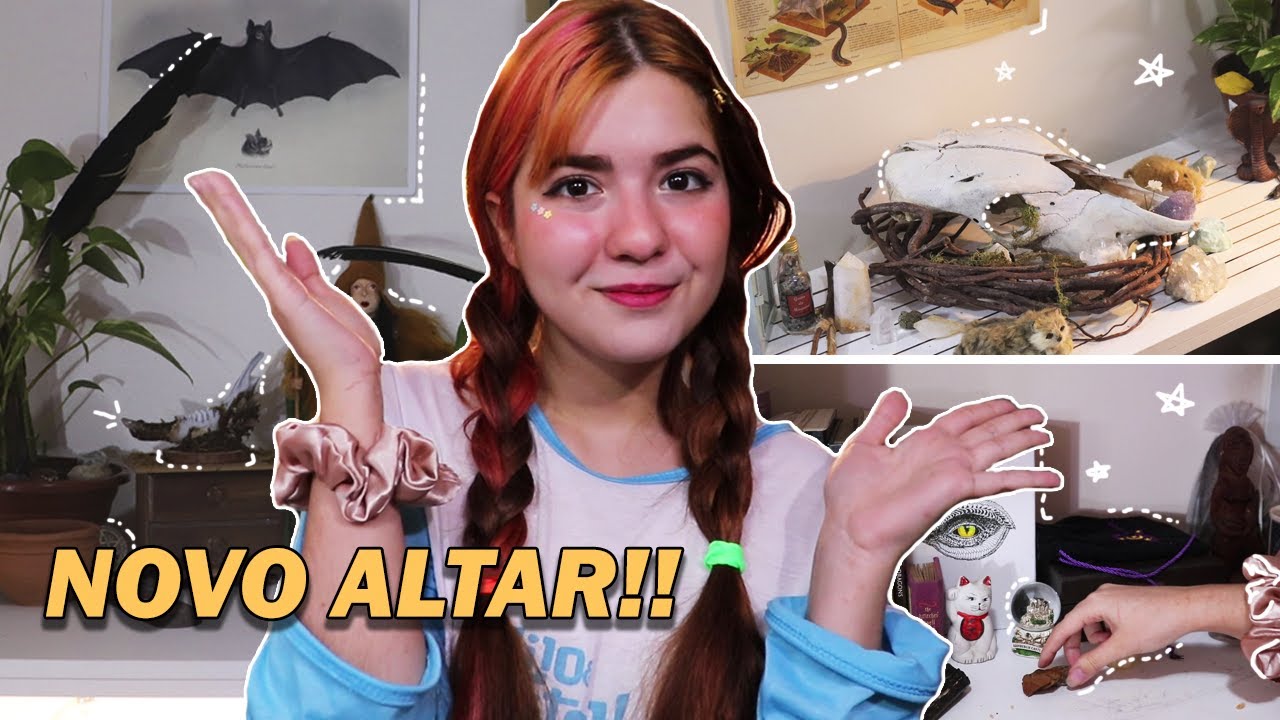 MONTANDO UM NOVO ALTAR DE BRUXA I Altar Wicca ✨🔮