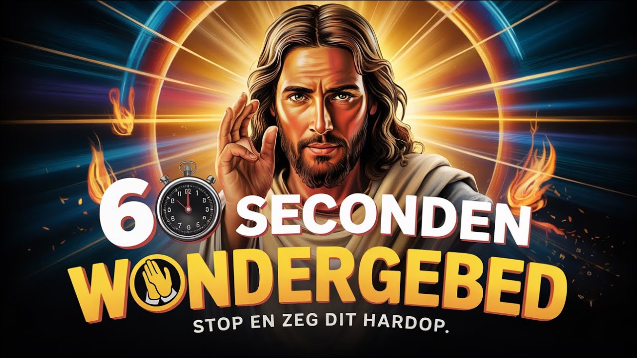 60-Seconden Wondergebed — Stop en Zeg Dit Hardop ⏱️🔥