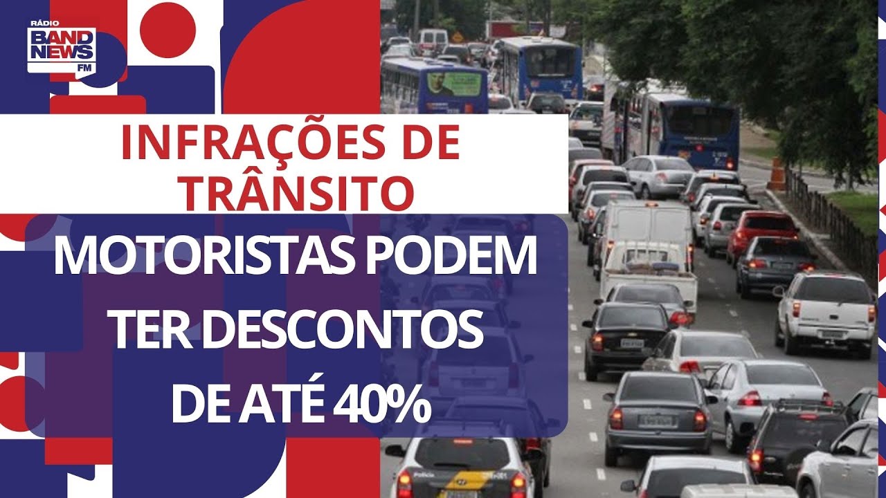 SP: Motoristas podem ter descontos de até 40% nas infrações de trânsito