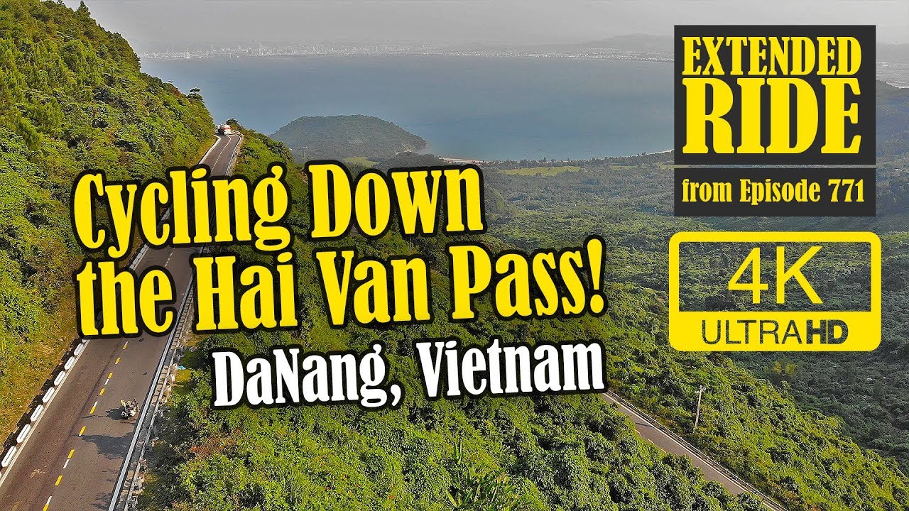 Cycling Down from the Hai Van Pass in 4K, Danang, Vietnam | EXTENDED RIDE