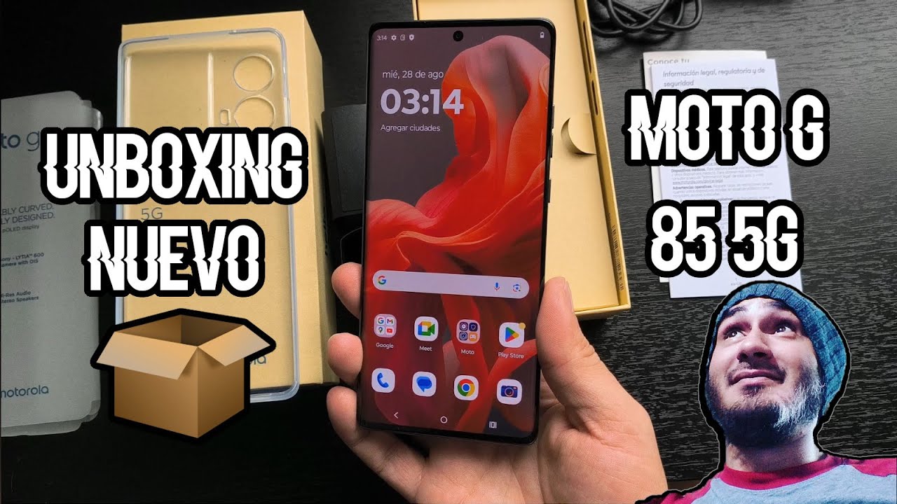 UNBOXING NUEVO MOTO G85 5G COLOR GRIS CARBÓN 😎💪