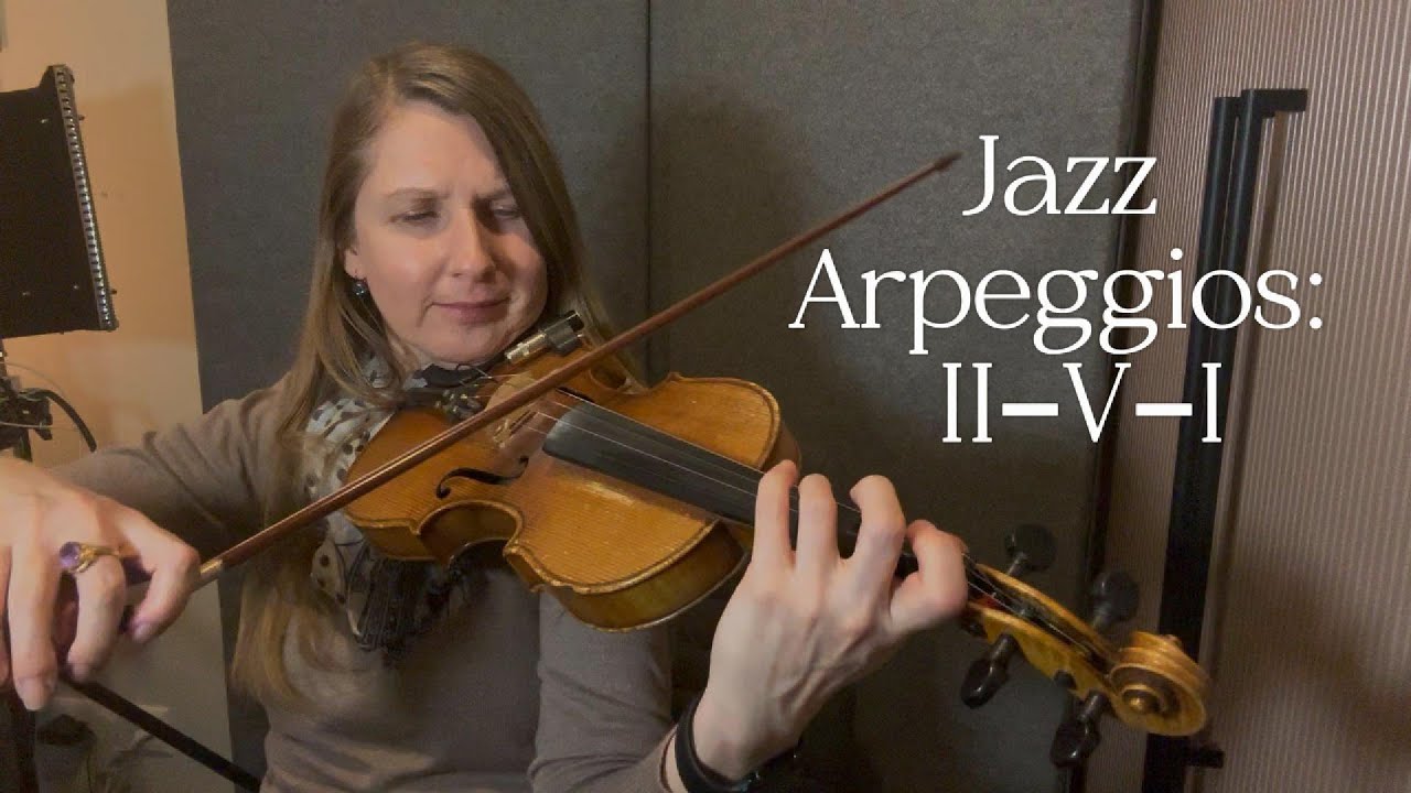 Basic Arpeggios on a II–V–I Progression