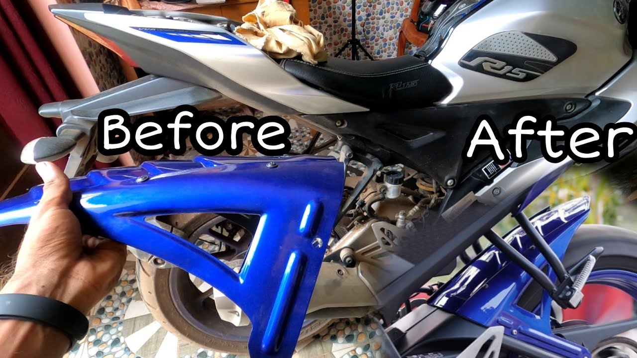 Shark Fin Fender Installation in R15V4/M|| Ab Arfin laga sexy 🤑😋|| #r15 #arfinzippy