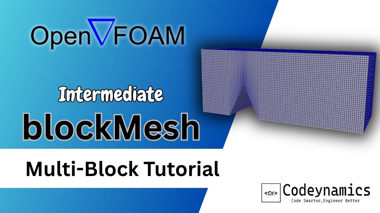 blockMesh Prism OpenFOAM Intermediate Tutorial | English