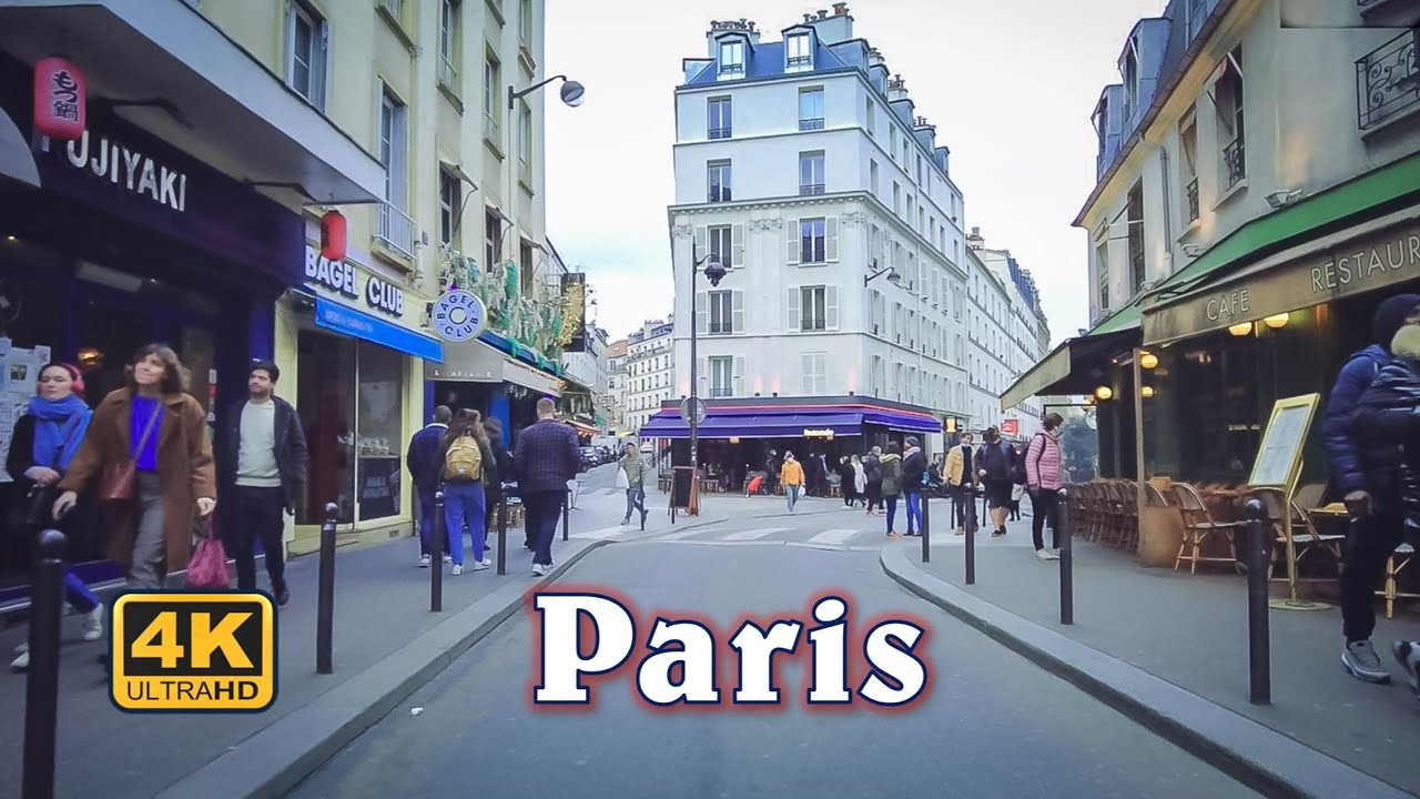 Paris France, Walking Tour 2022 | Rue du Faubourg Saint Antoine, Rue de la Roquette 4K UHD