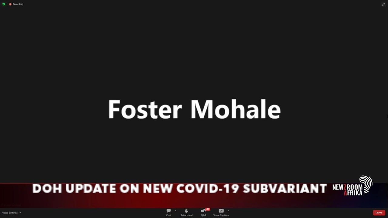 DOH UPDATE ON NEW COVID-19 SUBVARIANT