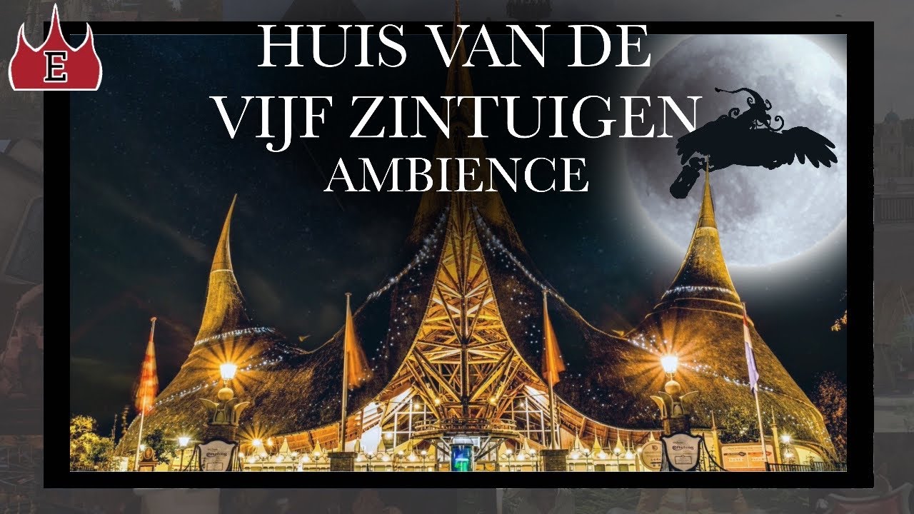 Huis van de Vijf Zintuigen By Night 🌙🎵 Efteling Ambience