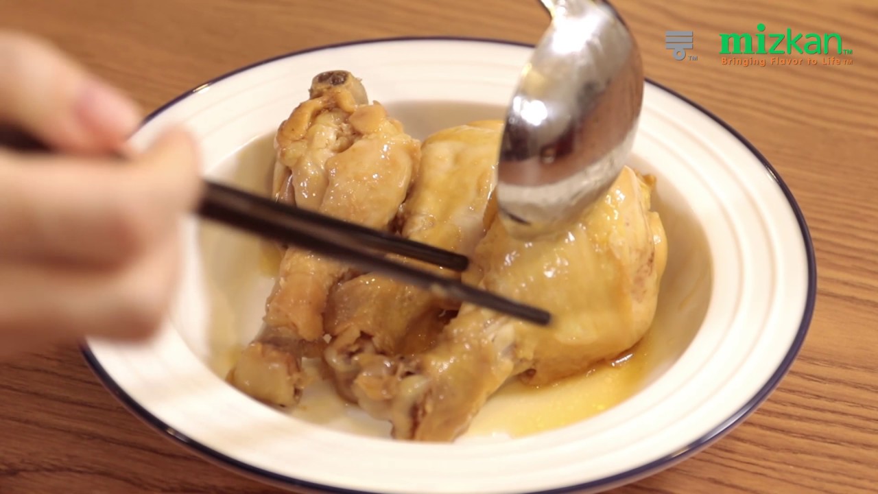 Simmered Chicken 以調味料燜煮的爽口雞翅 (Mizkan Asia Pacific Official Channel)