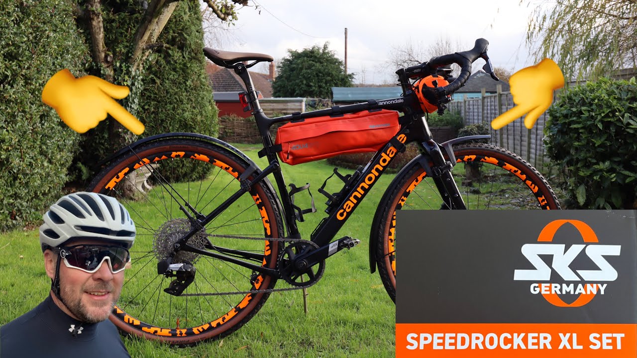 SKS SpeedRocker XL Mudguards / Fenders New for 2024 works with up to 52mm tyres - REVIEW