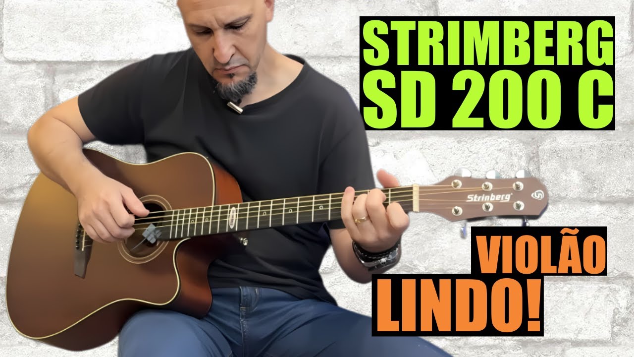 VIOLÃO STRIMBERG SD200C - EXCELENTE OPÇÃO!