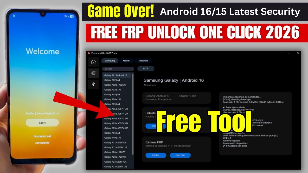 Samsung FRP Bypass FREE | Android 14, 15 & 16 | Remove Google Account 2025