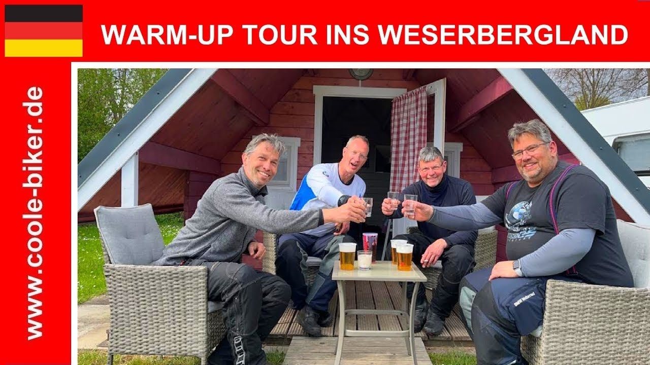 🇩🇪 Warm-up tour WESERBERGLAND 2022 – Eine Reisedokumentation – HD – Motorradtour Coole-Biker