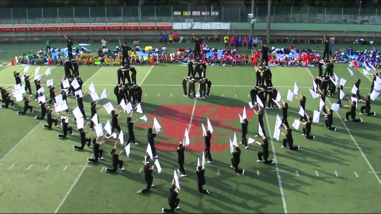 第40回実習体育祭4年生マスゲーム（屋上）