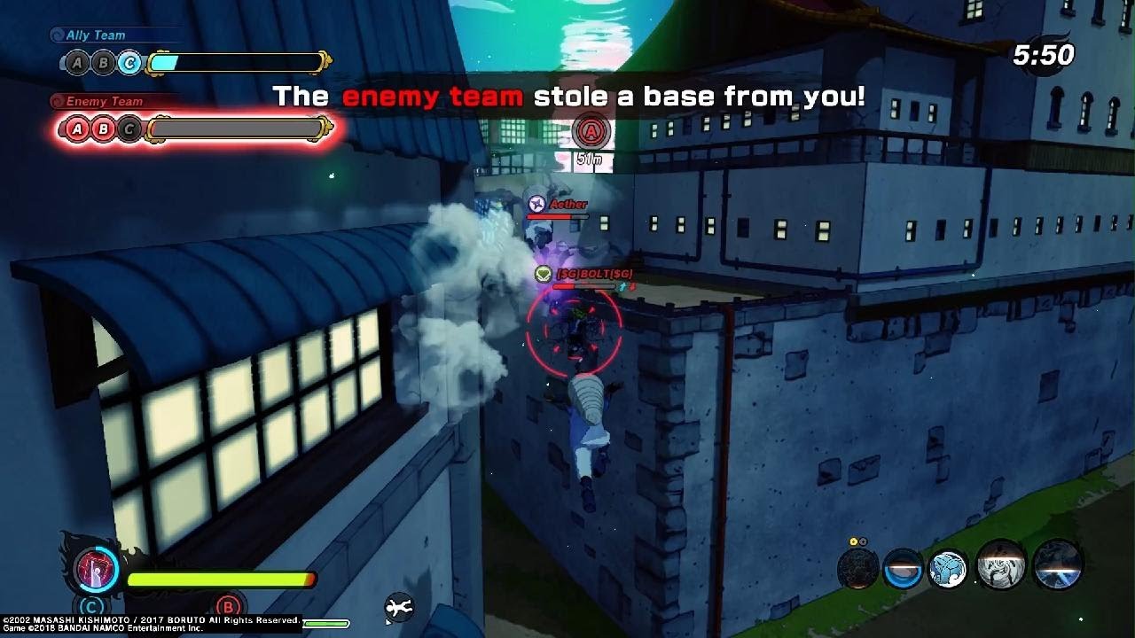 Mega toxic build in Naruto Shinobi Strikers