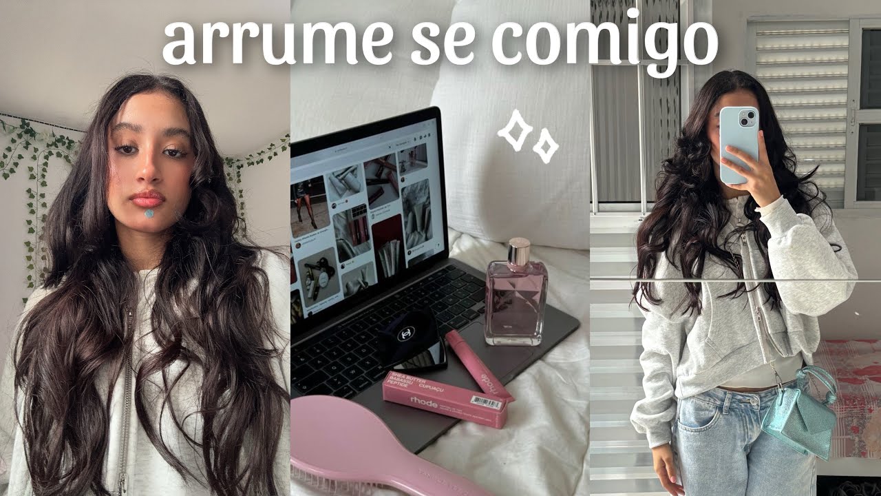 arrume se comigo completo para um aniversario🎀 *grwm*