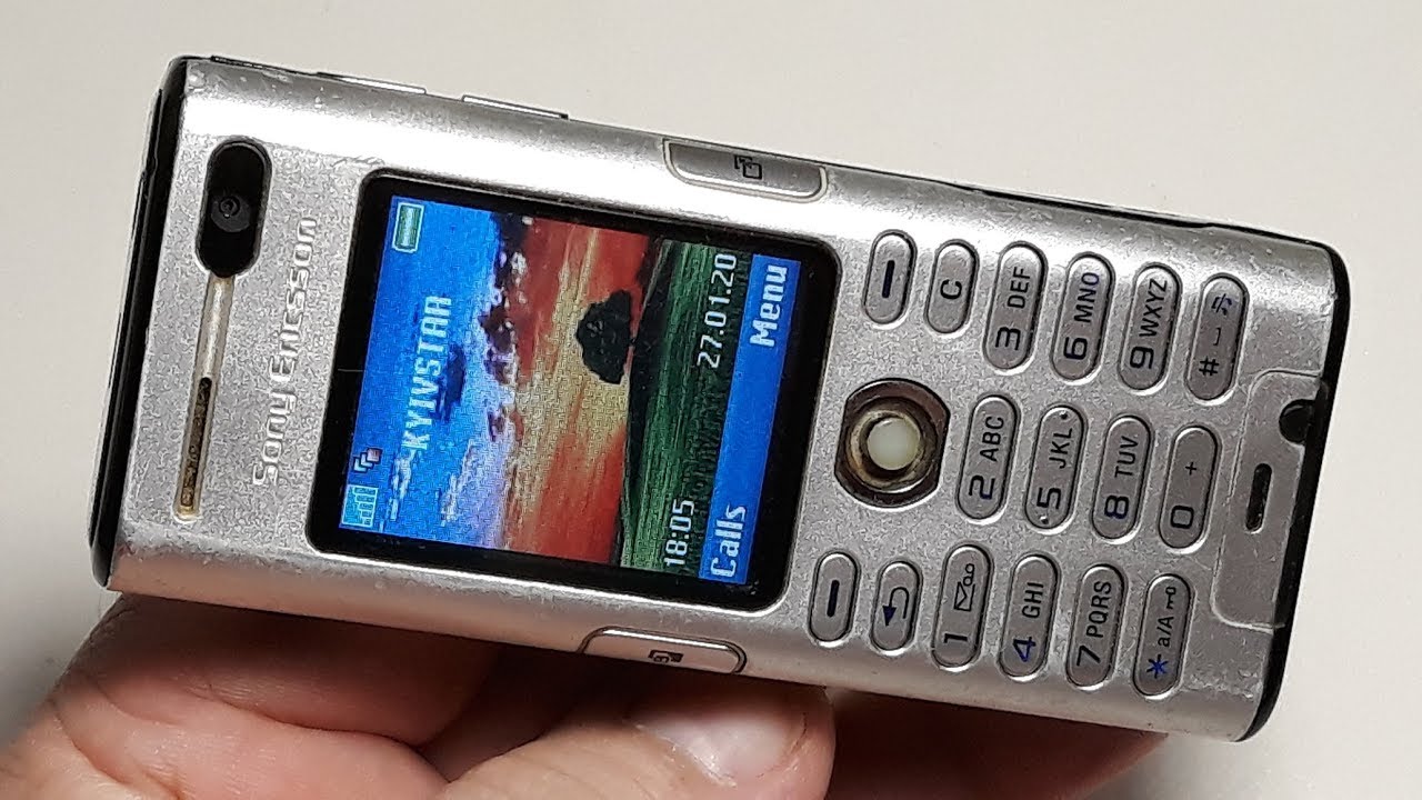 Sony Ericsson K600i. Retro Telefon aus Deutschland. Retro phone. Капсула времени телефон сони