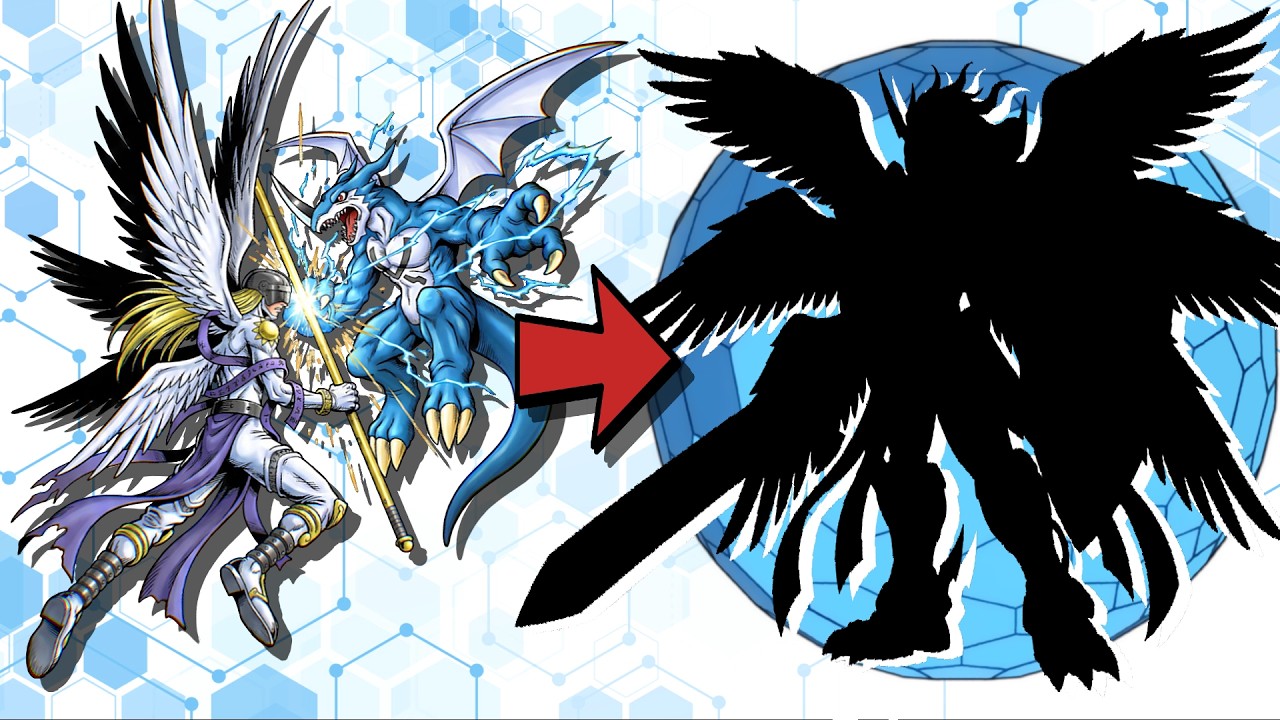 EXVEEMON and ANGEMON JOGRESS Shinka! EVANGELDRAMON Evolution Line!