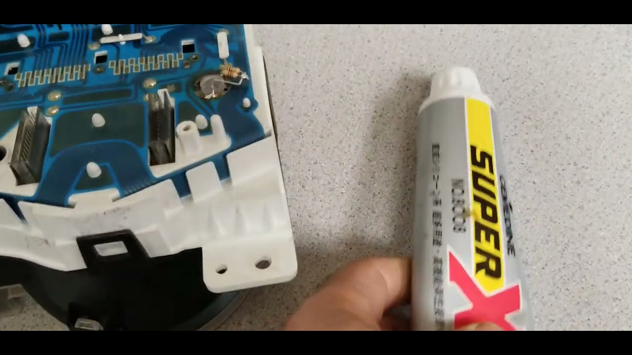 Replaced Mitsubishi Pajero III  instrument cluster old light bulbs with long lasting LEDs
