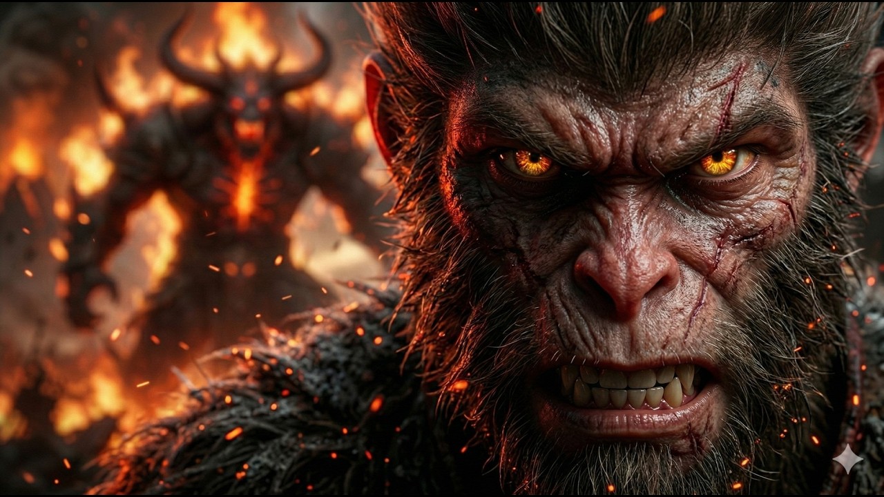 Extreme Rage Boss Fight 😨 – Chapter 5 | Black Myth Wukong ❣️|| #blackmyth