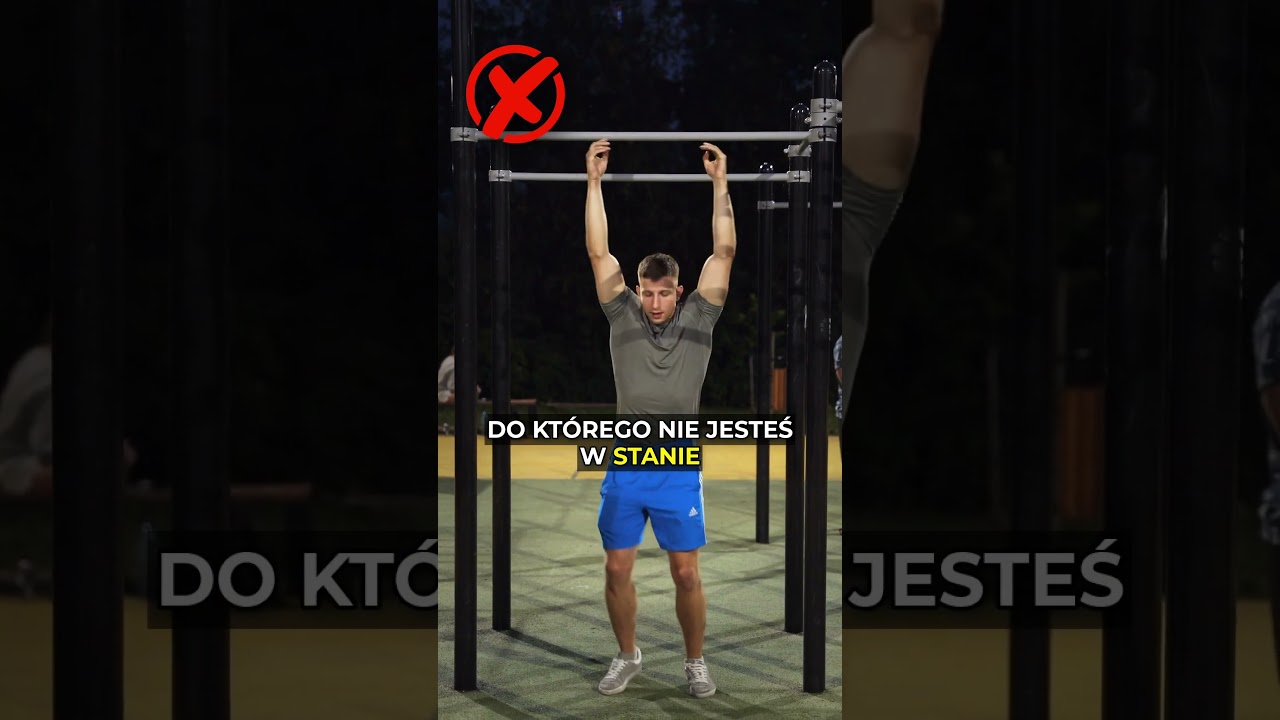 JAK ROBIĆ&nbsp;NEGATYWY NA DRĄŻKU #podciąganie #shorts #kalistenika