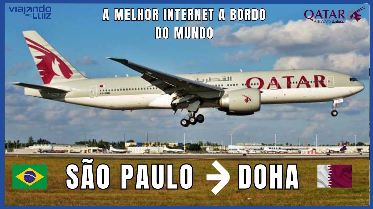 14H DE VOO DE SÃO PAULO A DOHA NA CLASSE ECONOMICA