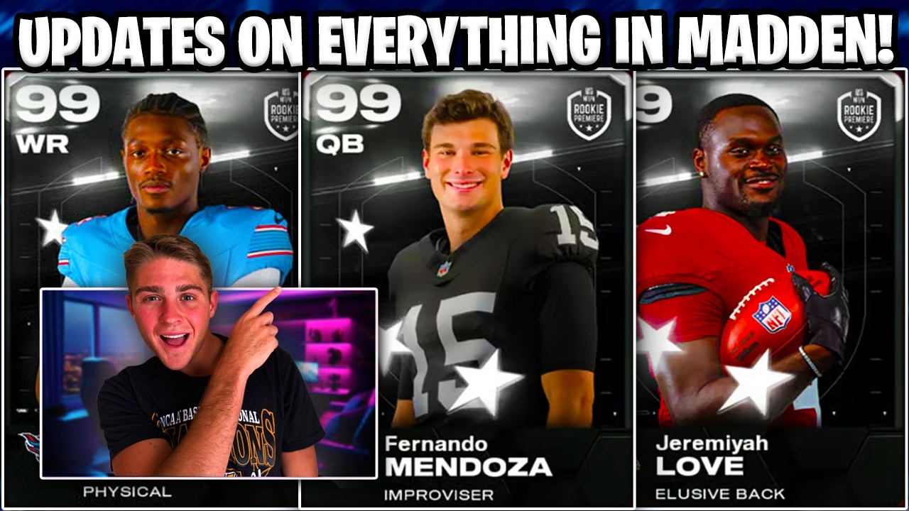 ВСЕ ОБНОВЛЕНИЯ ПО MADDEN 26! ПРЕМЬЕРА НОВИЧКОВ! 10 СЕЗОН + ДРУГОЕ!