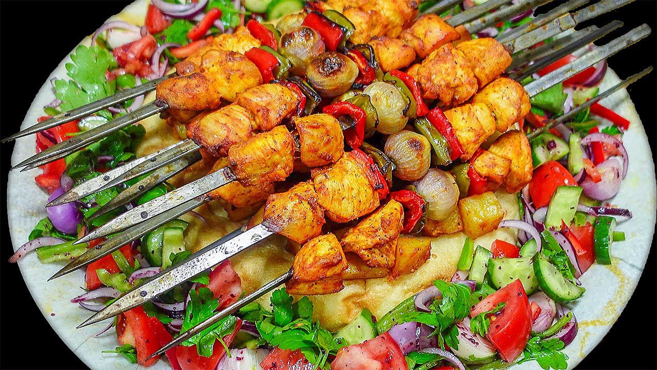 طرز تهیه کباب تکه از سینه مرغ ندم و لذیذ | کباب تکه | Chicken Kebab Recipe at Home