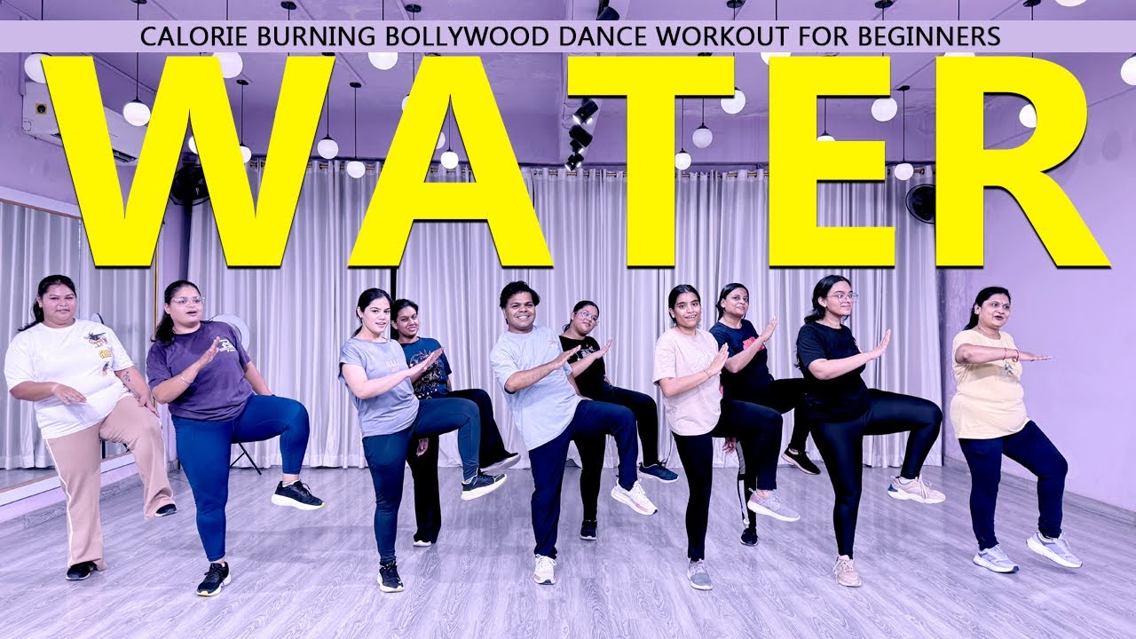 Water - Dance Fitness | Calorie Burning Bhangra Workout for Beginners | Easy Steps | 2025