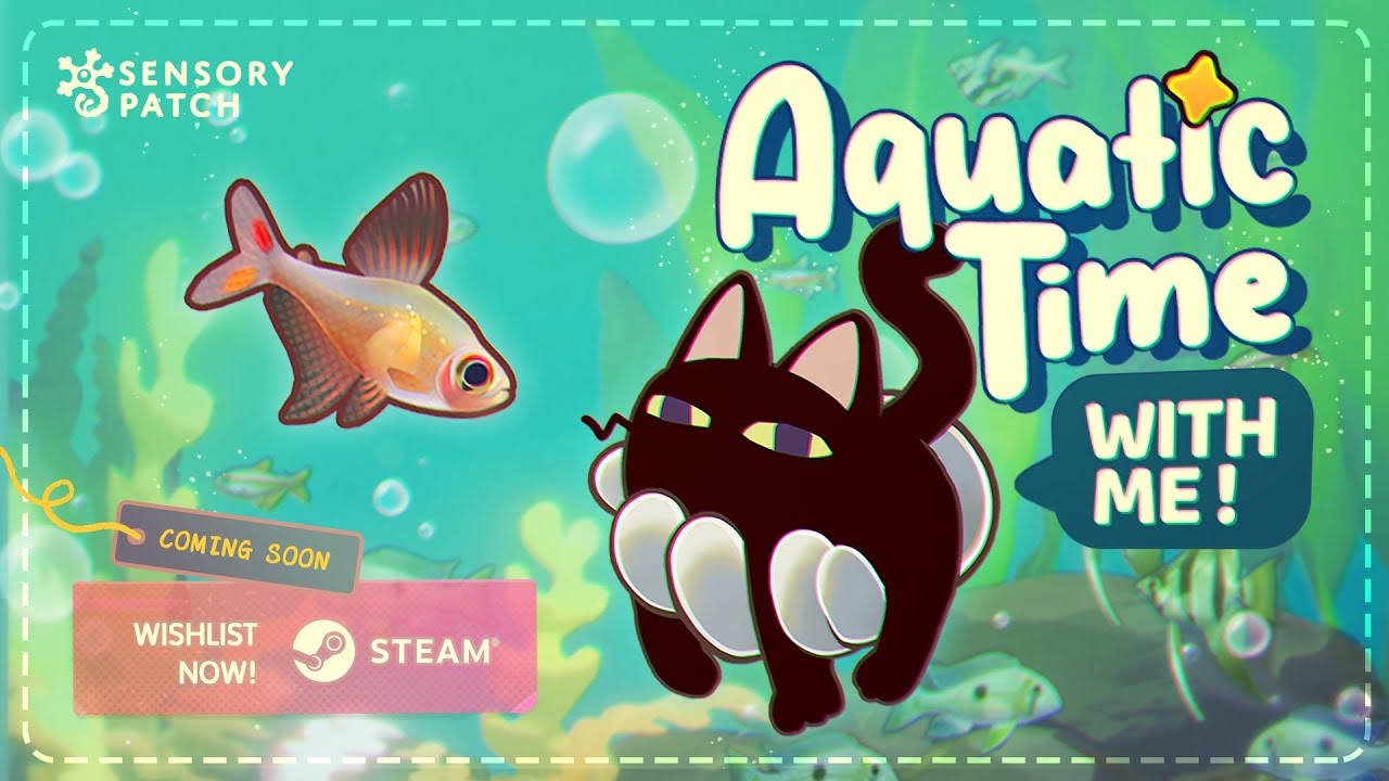 With Me Aquatic Time 🐠 DEMO OUT NOW! 🌊 Gameplay Trailer