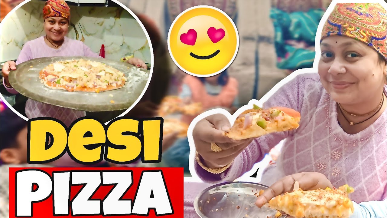 Chulle par banaya Dominoz style pizza🍕🍕