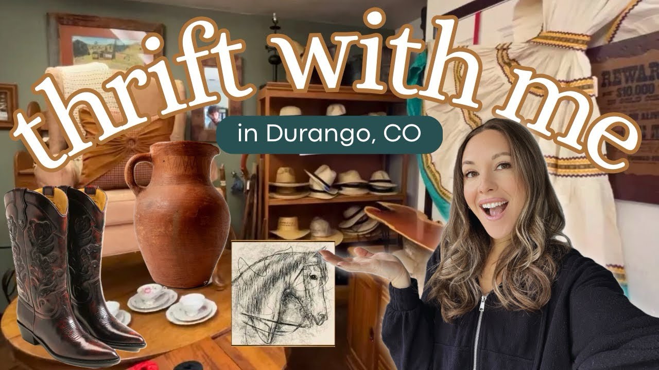 Cozy Small Town Thrifting in Durango, CO | Unique Home Decor + Fall Wardrobe Finds