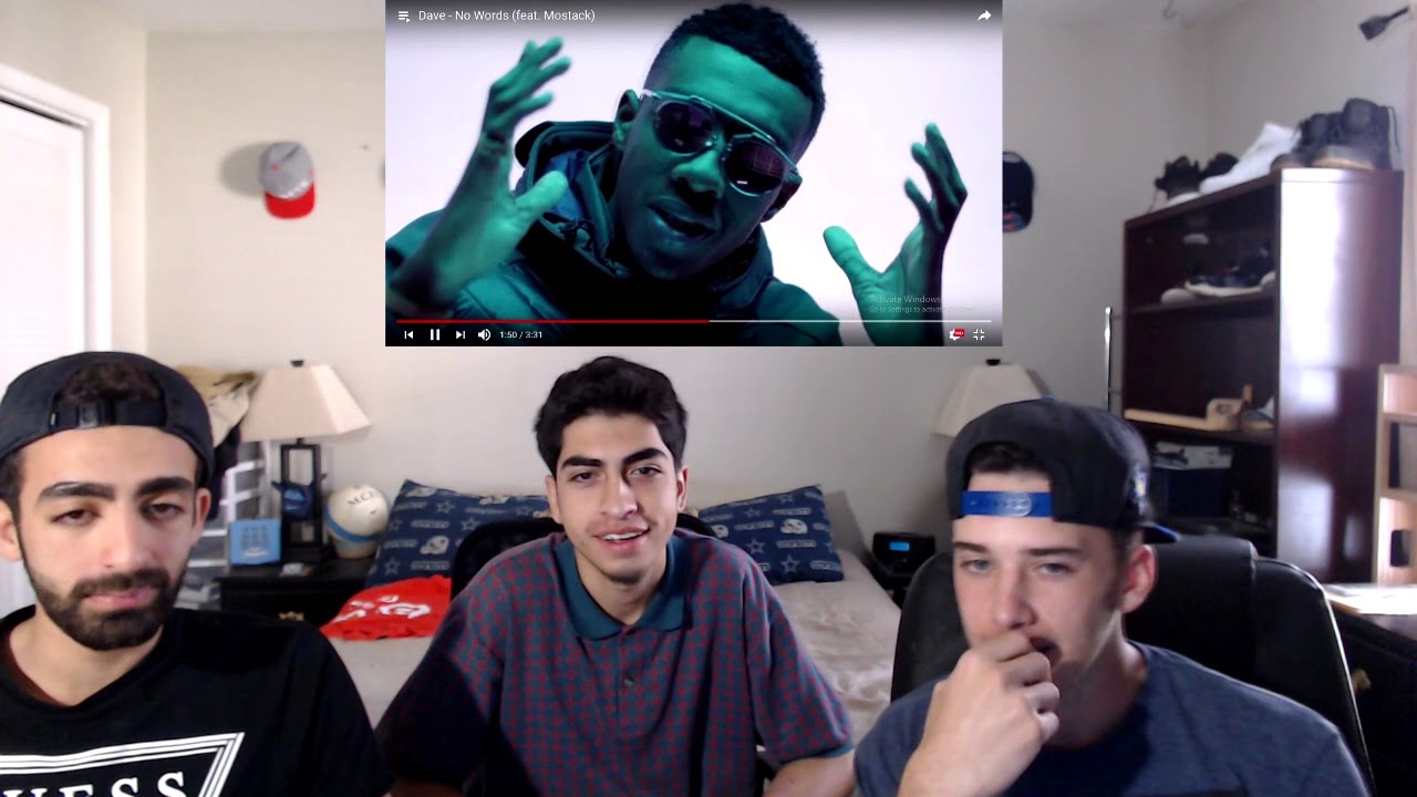 Dave - No Words (feat. Mostack) REACTION!!!!!