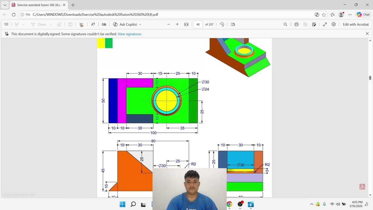 Tugas SOLIDWORK EXERCISE 43