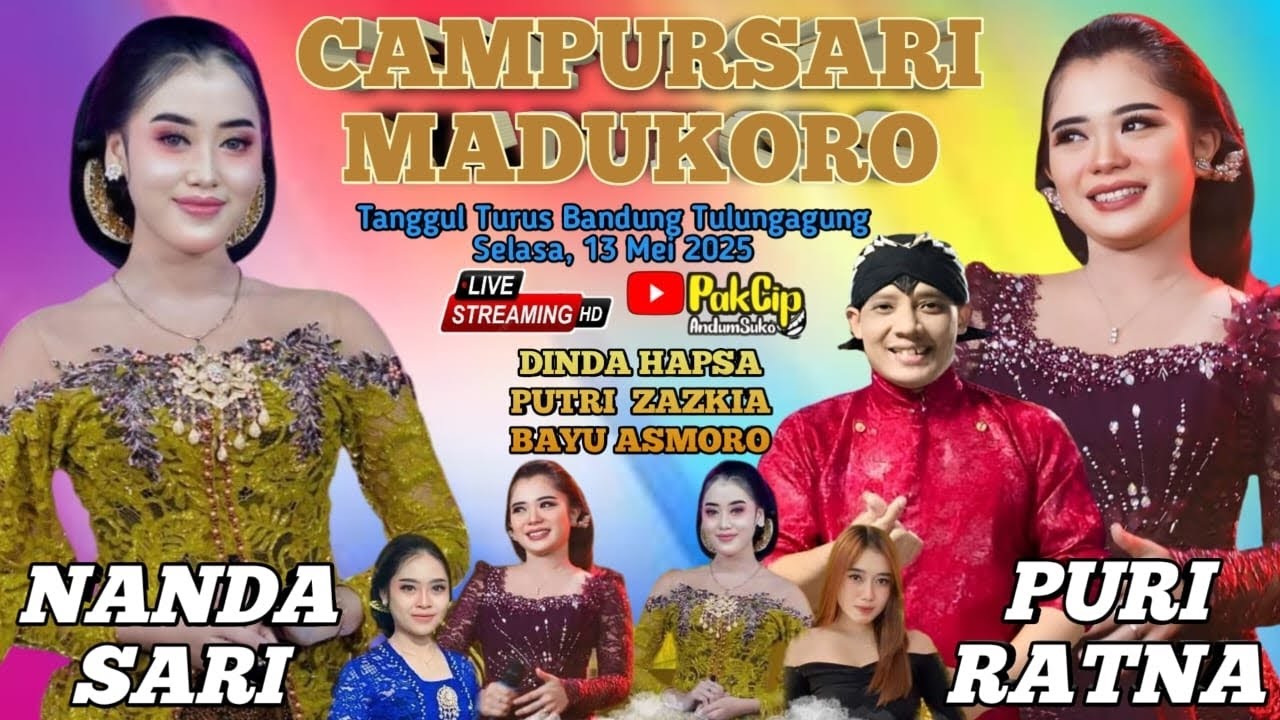 #LiVE Campursari Madukoro BT: NANDASARi & PURi RATNA|| 13 Mei 2025 || BESUKI TULUNGAGUNG