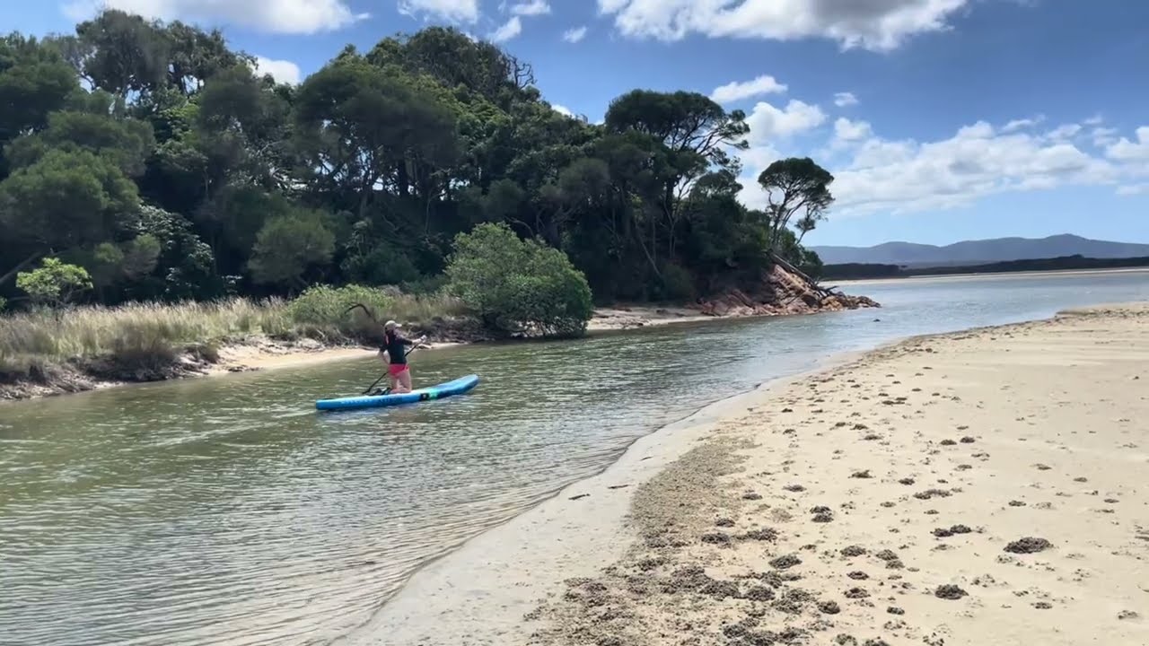 Paddleboarding in Mallacoota