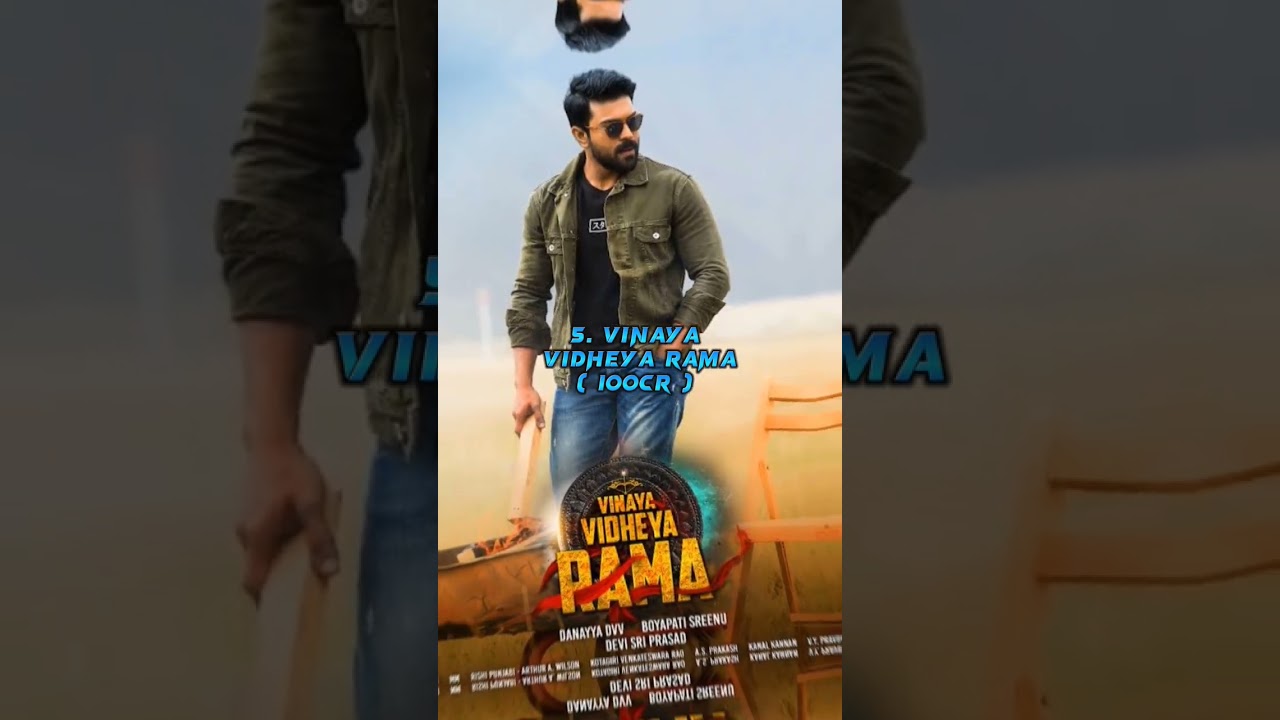 Ramcharan Top 10 Highest Grossing Movies#shorts#ramcharn