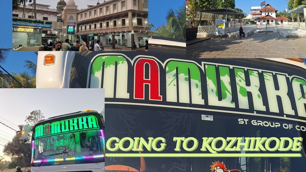 Going to Kozhikode with my 49 touristbus, Kozhikode beach and CM madavoor🙂😁😁