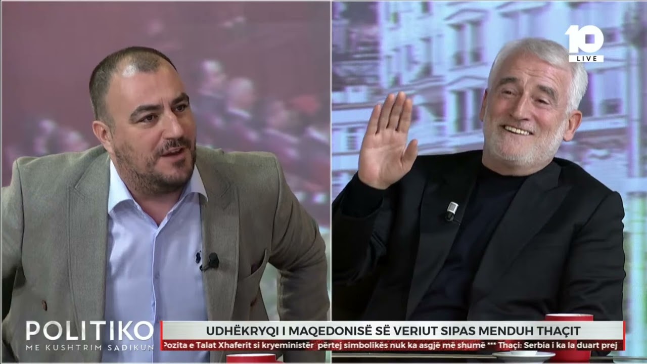 Ironizon Menduh Thaçi në debat e sipër me Gashin: “Më të mirë se Albin Kurti nuk ka!”